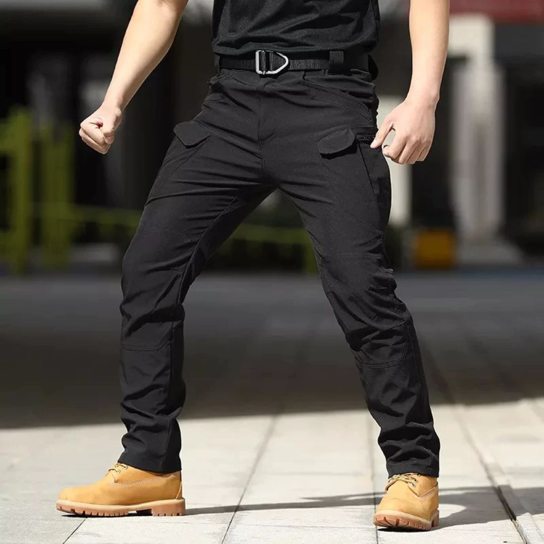 Pantalón Cargo Ultra Resistente + Correa Negra